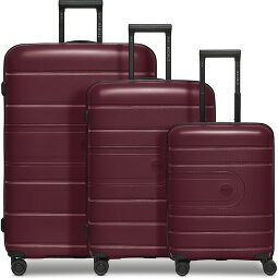 Redolz Essentials 11 4 Rollen Kofferset 3-teilig mit Dehnfalte  Variante 3