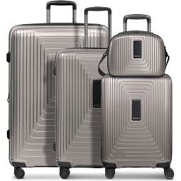 Redolz Essentials 14 4-Rollen Kofferset + Beautycase 4 tlg. mit Dehnfalte  Variante 3