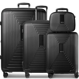 Redolz Essentials 14 4-Rollen Kofferset + Beautycase 4 tlg. mit Dehnfalte  Variante 2