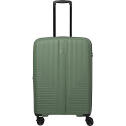 Travelite Air Stripe 4 Rollen Trolley M 66 cm mit Dehnfalte  Variante 2
