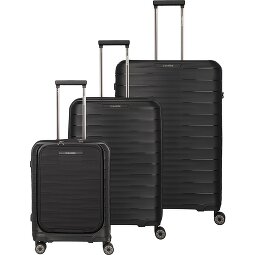 Travelite Mooby 4 Rollen Kofferset 3-teilig mit Dehnfalte  Variante 2