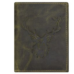 Greenburry Vintage Geldbörse Hirsch Leder 9,5 cm  Variante 2