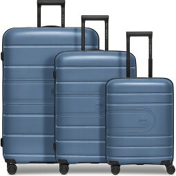 Redolz Essentials 11 4 Rollen Kofferset 3-teilig mit Dehnfalte  Variante 4