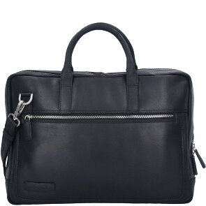 Plevier Vintage London Aktentasche RFID Schutz Leder 41 cm Laptopfach