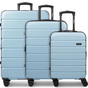 Saxoline Miami 4 Rollen Kofferset 3-teilig mit Dehnfalte