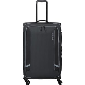 Travelite Corsiica 4 Rollen Trolley L 77 cm mit Dehnfalte