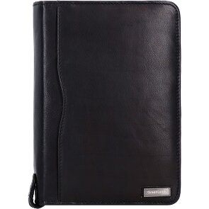 Greenland Nature Black Nappa Ringmappe Leder 19 cm