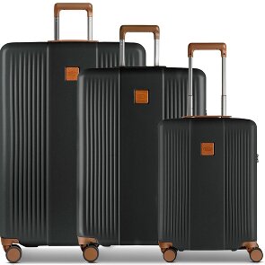 Bric's Ferrara 4 Rollen Kofferset 3-teilig mit Dehnfalte