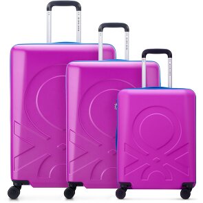 Delsey Paris x United Colors of Benetton Fabrica 4-Rollen Kofferset 3 tlg.