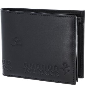 oxmox Leather Geldbörse RFID Schutz Leder 12 cm