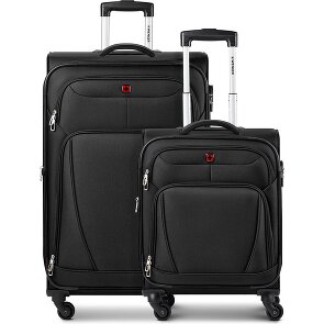Wenger Beaumont 4 Rollen Kofferset 2-teilig mit Dehnfalte