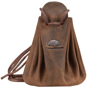 Greenburry Vintage Geldbörse Münzbeutel Leder 9,5 cm