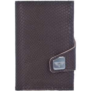 Tru Virtu Click & Slide Kreditkartenetui Geldbörse RFID Leder 6,5 cm