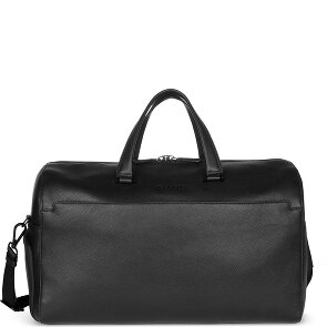 bugatti Black Weekender Reisetasche Leder 50 cm