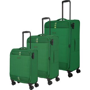 Travelite Rügen 4 Rollen Kofferset 3-teilig mit Dehnfalte