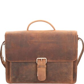 Plevier Retro Darwin Aktentasche Leder 41 cm Laptopfach Plevier Retro Darwin Aktentasche Leder 41 cm Laptopfach