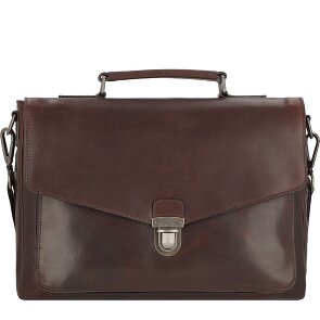 Leonhard Heyden Roma Aktentasche Leder 39 cm Laptopfach