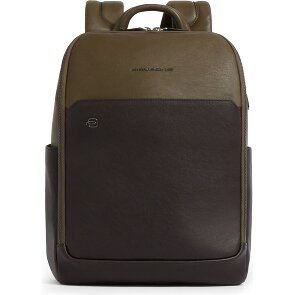 Piquadro Black Square Daypack Leder 38 cm Laptopfach
