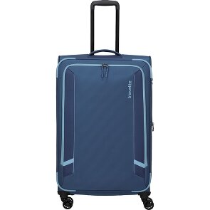 Travelite Corsiica 4 Rollen Trolley L 77 cm mit Dehnfalte
