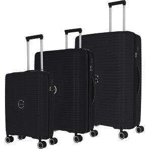 Travelite Orbita 4 Rollen Kofferset 3-teilig mit Dehnfalte
