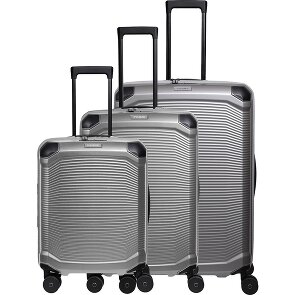 Travelite Millennium 4 Rollen Kofferset 3-teilig mit Dehnfalte