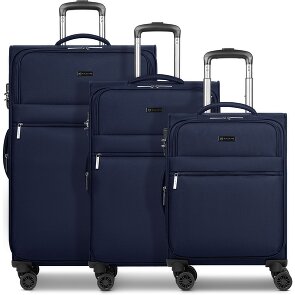 bugatti Valencia Soft 4 Rollen Kofferset 3-teilig mit Dehnfalte