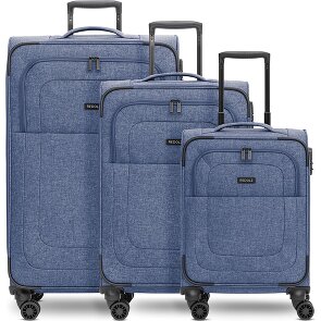 Redolz Essentials 12 THREE SET 4 Rollen Kofferset 3-teilig mit Dehnfalte
