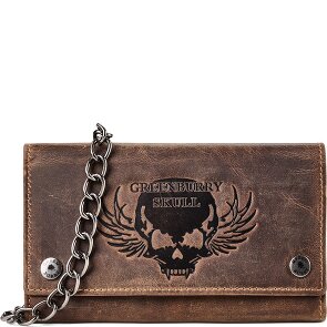 Greenburry Biker Geldbörse RFID Schutz Leder 17 cm