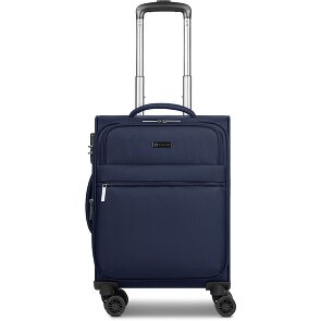 bugatti Valencia Soft 4 Rollen Kabinentrolley S 55 cm mit Dehnfalte