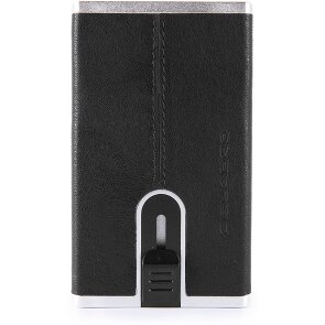 Piquadro Black Square Kreditkartenetui RFID Leder 6 cm