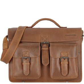 Greenland Nature Nature Aktentasche Leder  40 cm