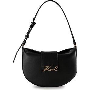 Karl Lagerfeld Signature Schultertasche Leder 27 cm