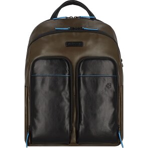 Piquadro Blue Square Revamp Rucksack RFID Leder 39 cm Laptopfach
