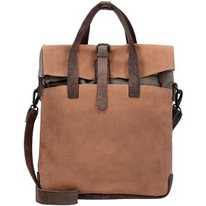 Harold's Twister Aktentasche mit Rucksackfunktion Leder 34 cm Laptopfach