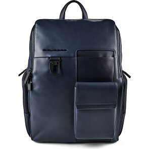 Piquadro Finn Business-Rucksack Leder 43 cm Laptopfach