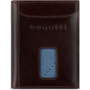 bugatti Secure Slim Geldbörse RFID Schutz Leder 8 cm
