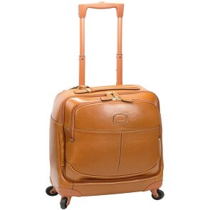 Bric's Life Pelle 4-Rollen Businesstrolley Leder 43 cm Laptopfach
