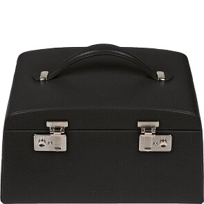 Windrose Beluga Schmuckkasten Leder 29.5 cm