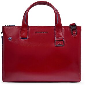 Piquadro Blue Square Shopper Tasche Leder 38 cm Laptopfach mit Dehnfalte Piquadro Blue Square Shopper Tasche Leder 38 cm Laptopfach mit Dehnfalte