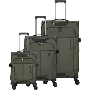 Travelite Briize 4 Rollen Kofferset 3-teilig mit Dehnfalte
