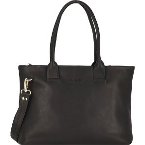 Plevier Structure Antilla Schultertasche RFID Schutz Leder 40 cm Laptopfach