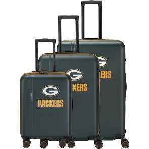Travelite travelite x NFL 4 Rollen Kofferset 3-teilig mit Dehnfalte