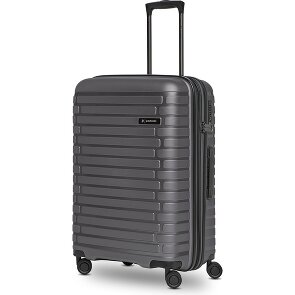 Pactastic Collection 04 THE MEDIUM + 4 Rollen Trolley M 66 cm mit Dehnfalte