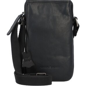 Greenburry Pure Black Handytasche Leder 11 cm Greenburry Pure Black Handytasche Leder 11 cm