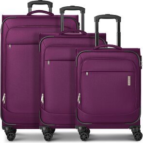 Travelite Priego 4 Rollen Kofferset 3-teilig