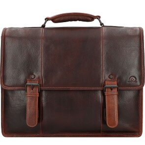 Greenburry Rugged Aktentaschen Messenger Leder 40.5 cm Laptopfach