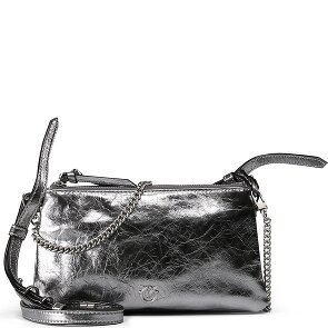 PINKO Double Mini Clutch Tasche Leder 20 cm