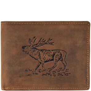 Greenburry Vintage Hirsch Geldbörse Leder 12 cm