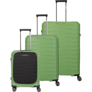 Travelite Mooby 4 Rollen Kofferset 3-teilig mit Dehnfalte