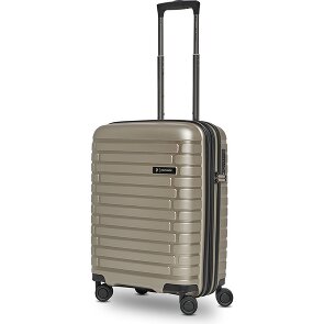 Pactastic Collection 04 THE CABIN + 4 Rollen Kabinentrolley S 55 cm mit Dehnfalte
